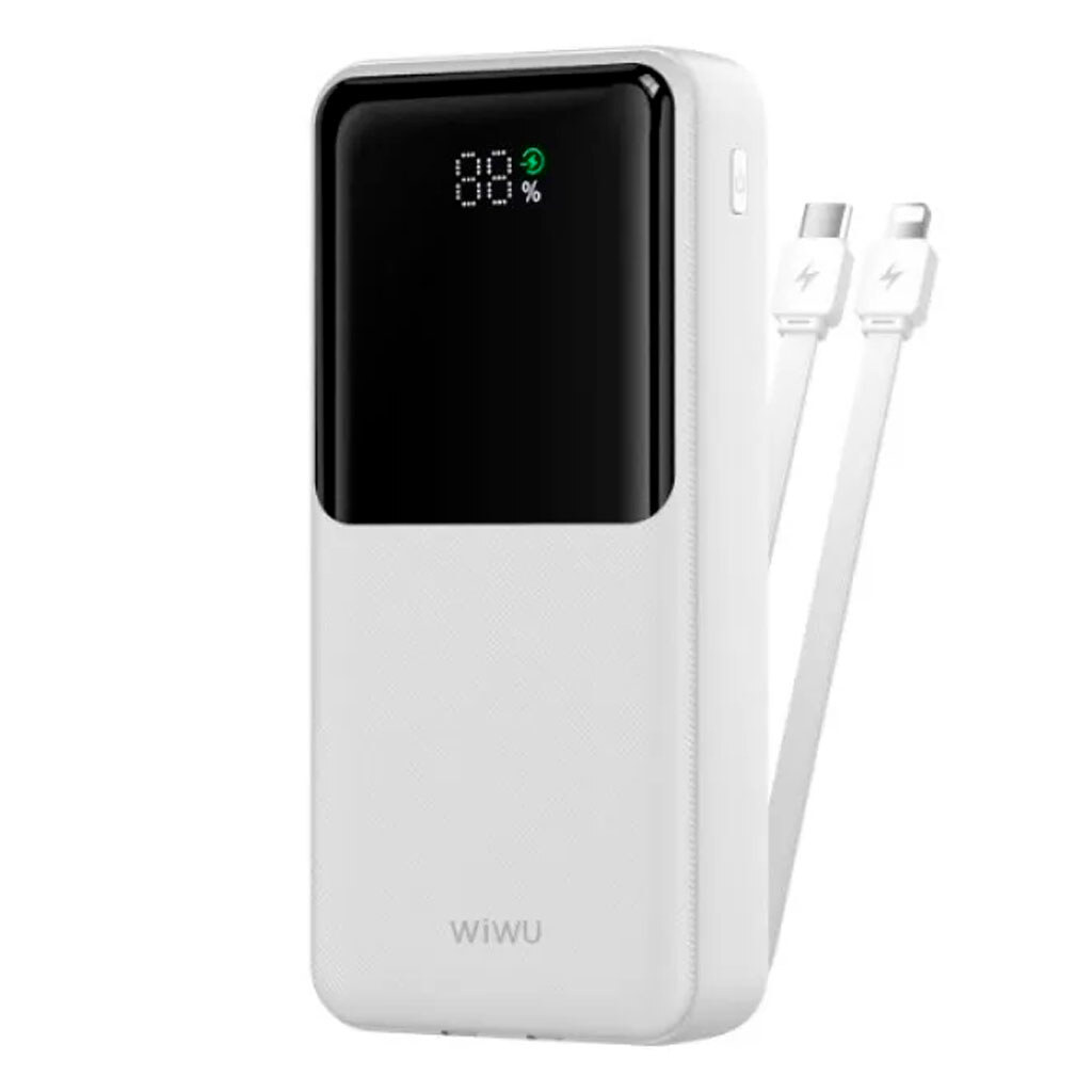 Портативная батарея (Power Bank) WiWU Wi-P082 Essen, 20000 mAh, Белый - № 1 Портативная батарея (Power Bank) WiWU Wi-P082 Essen, 20000 mAh, Белый - № 1