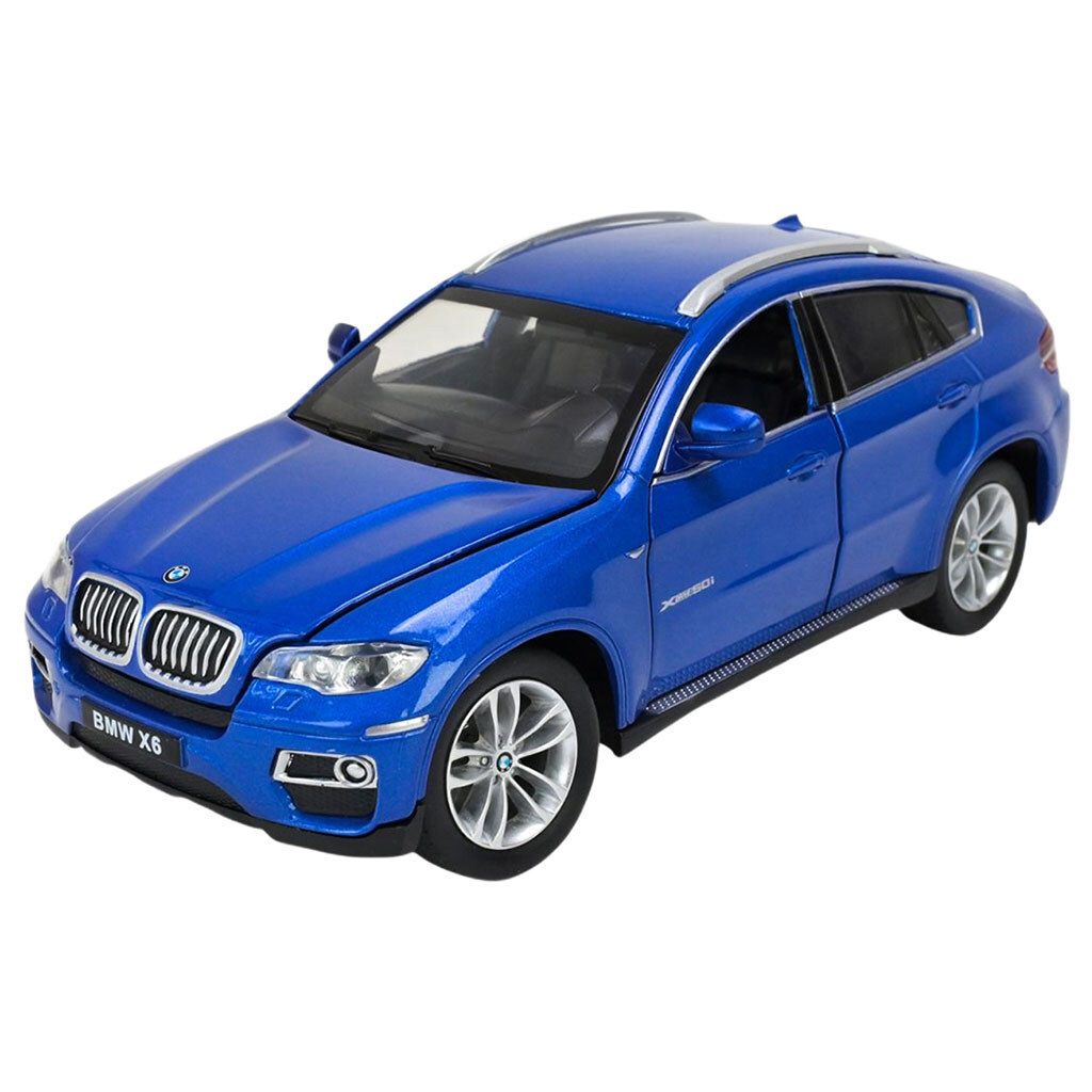 Машина металева "BMW X6", 1:24, Автопром, Синій - № 3 Машина металева "BMW X6", 1:24, Автопром, Синій - № 3