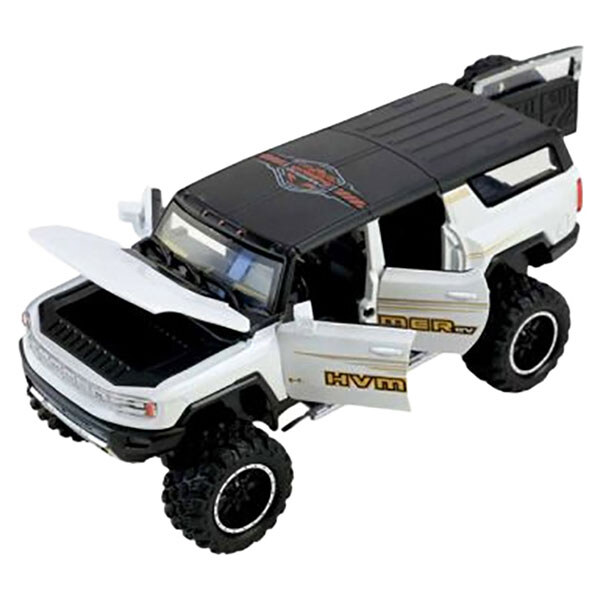 Машина металлическая "HUMMER", 1:24, Автопром, Белый - № 2 Машина металлическая "HUMMER", 1:24, Автопром, Белый - № 2