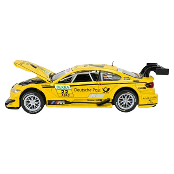Машина металева "BMW M3 DTM", 1:32, на батарейках зі звуком, світлом, Автопром, Жовтий - № 3 Машина металева "BMW M3 DTM", 1:32, на батарейках зі звуком, світлом, Автопром, Жовтий - № 3