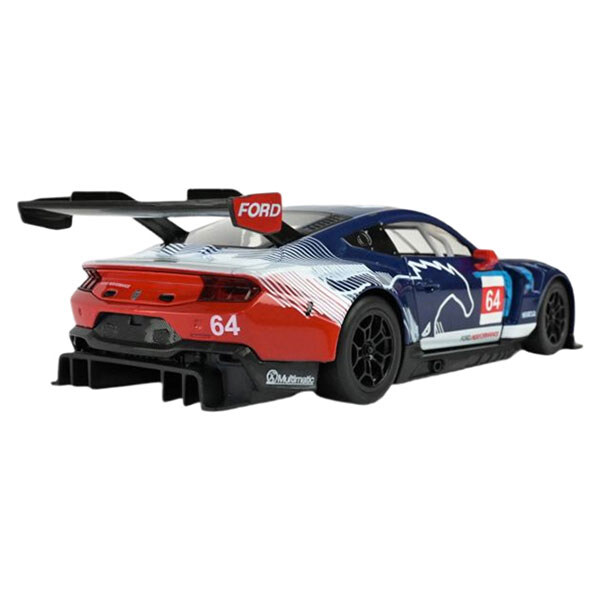 Машина металева на батарейках "Ford Mustang GT3, 2024", 1:24, зі звуками, світлом, Автопром - № 5 Машина металева на батарейках "Ford Mustang GT3, 2024", 1:24, зі звуками, світлом, Автопром - № 5