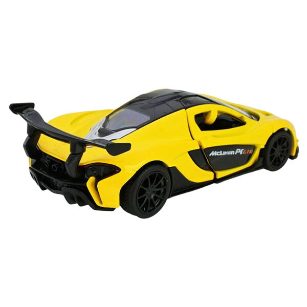 Машинка металлическая "Mclaren", Автопром, Желтый - № 4 Машинка металлическая "Mclaren", Автопром, Желтый - № 4