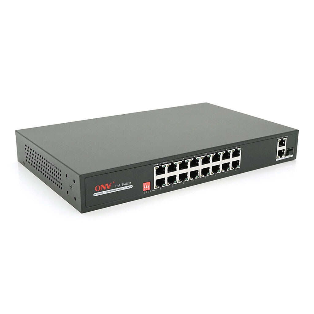16ти портовый PoE коммутатор с автоперезапуском ONV-H1016PLD - № 1 16ти портовый PoE коммутатор с автоперезапуском ONV-H1016PLD - № 1
