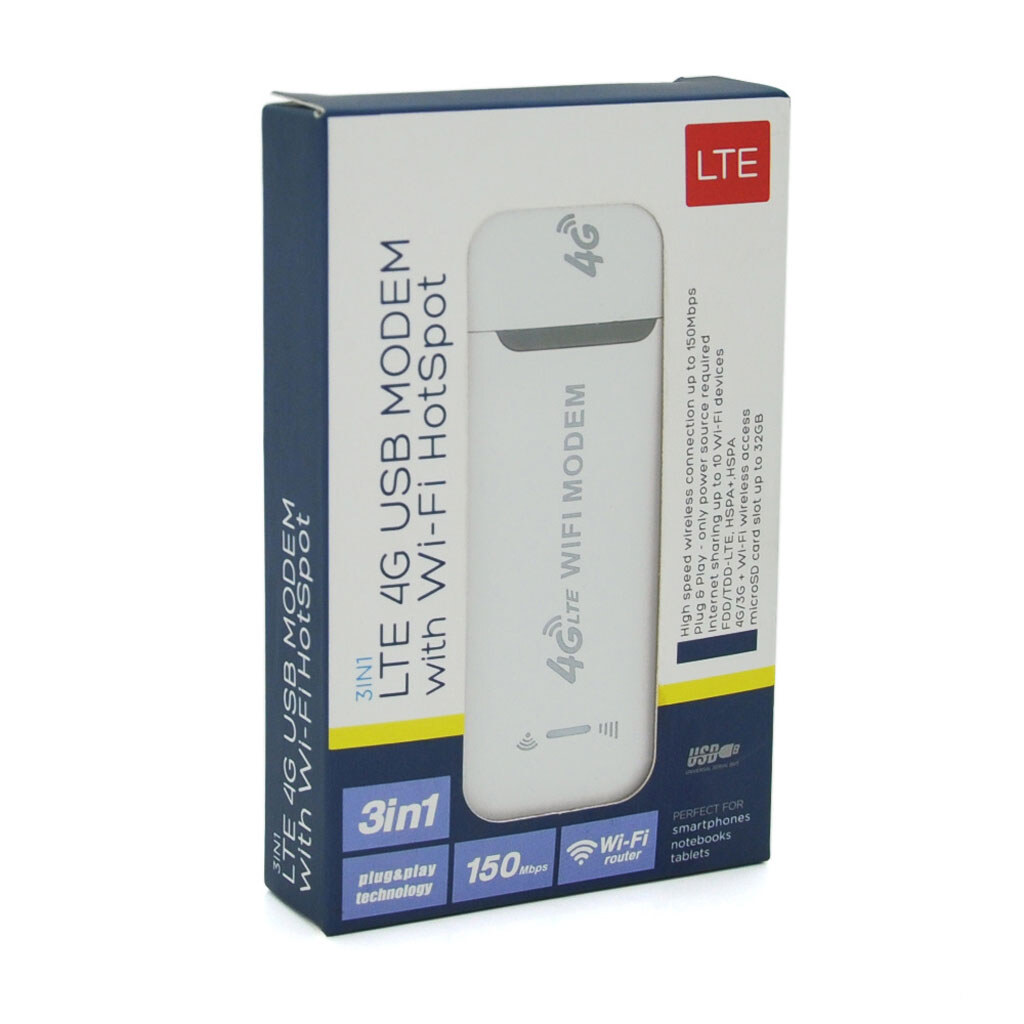 4G модем (LTE) B1/B2/B3, USB, BOX - № 3 4G модем (LTE) B1/B2/B3, USB, BOX - № 3