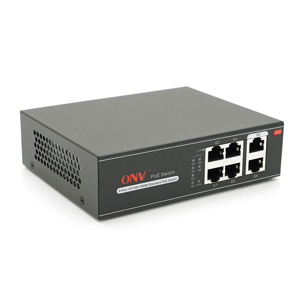 4х портовый PoE Full Gigabit коммутатор ONV-H3064P - № 1 4х портовый PoE Full Gigabit коммутатор ONV-H3064P - № 1