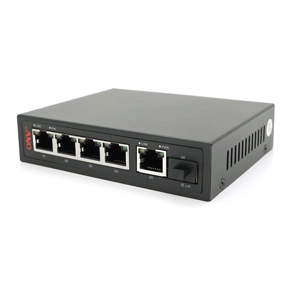 4х портовый PoE Full Gigabit коммутатор ONV-POE33064PFG - № 2 4х портовый PoE Full Gigabit коммутатор ONV-POE33064PFG - № 2