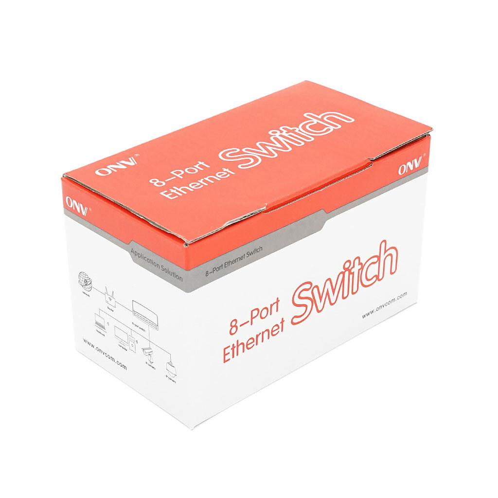 8ми портовий Ethernet комутатор ONV-H1008ES - № 4 8ми портовий Ethernet комутатор ONV-H1008ES - № 4