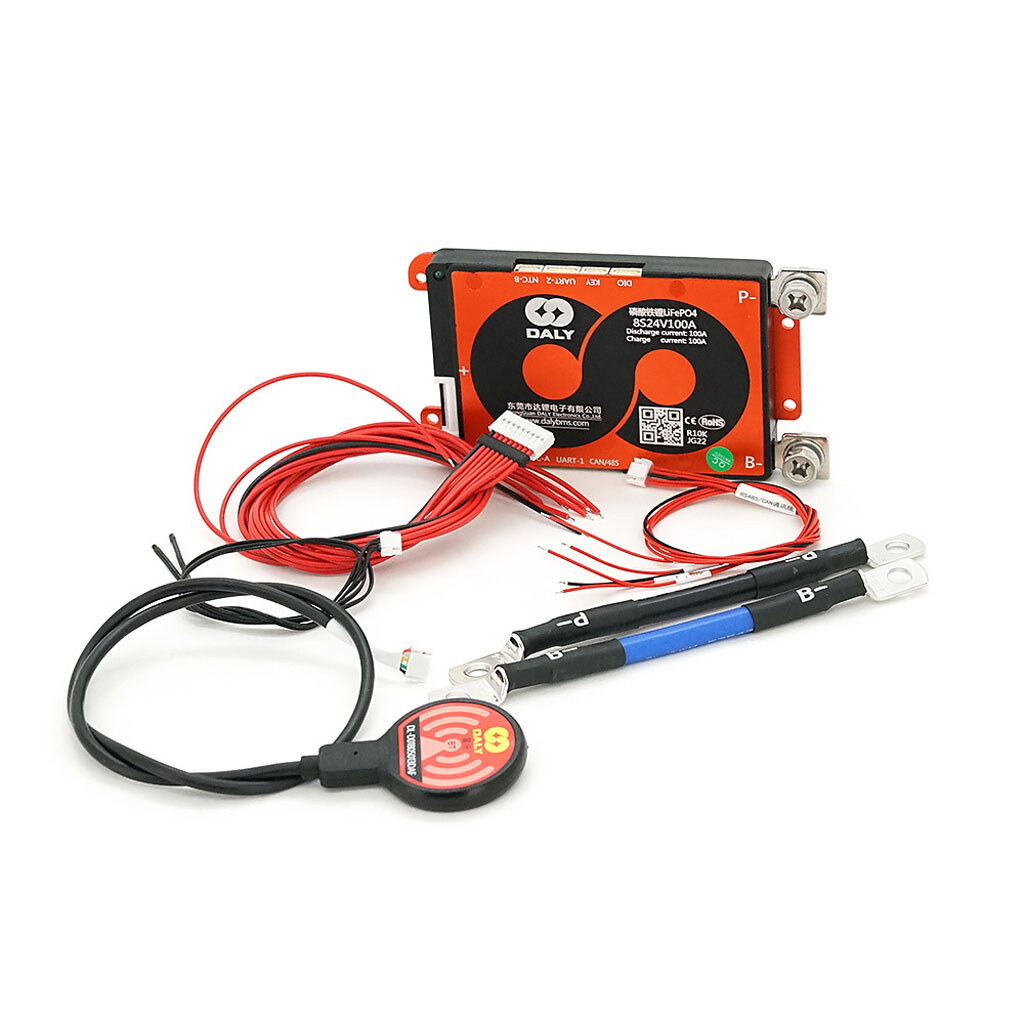 BMS smart плата DaLy LiFePO4 24V 8S 100A с Bluetooth - № 2 BMS smart плата DaLy LiFePO4 24V 8S 100A с Bluetooth - № 2