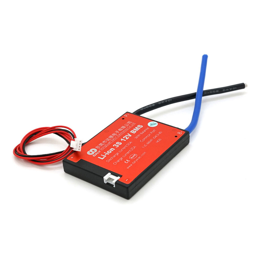 BMS плата Daly 3S12V50A, Li-ion 3S. 12V (max.12.6V). Discharge 50A. Charge 25A. Balance 30mA. Common Port (симметрия). <20mΩ. 80x61x12мм - № 4 BMS плата Daly 3S12V50A, Li-ion 3S. 12V (max.12.6V). Discharge 50A. Charge 25A. Balance 30mA. Common Port (симметрия). <20mΩ. 80x61x12мм - № 4