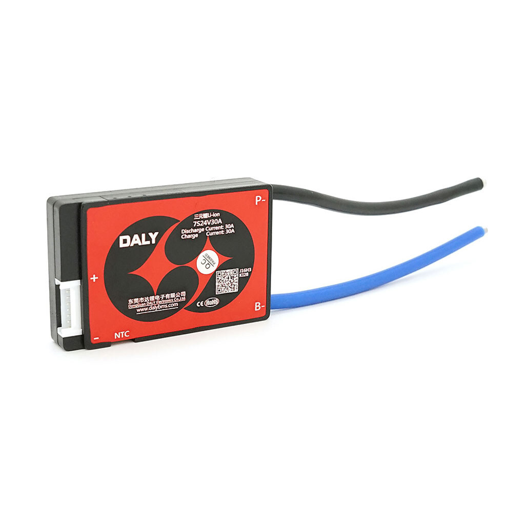 BMS плата Daly 7S24V30A Li-ion 7S. 24V (max.29.4V). Discharge 30A. Charge 30A. Balance 30mA. <20mΩ. NTC. TEMP control. 80x61x9мм - № 1 BMS плата Daly 7S24V30A Li-ion 7S. 24V (max.29.4V). Discharge 30A. Charge 30A. Balance 30mA. <20mΩ. NTC. TEMP control. 80x61x9мм - № 1