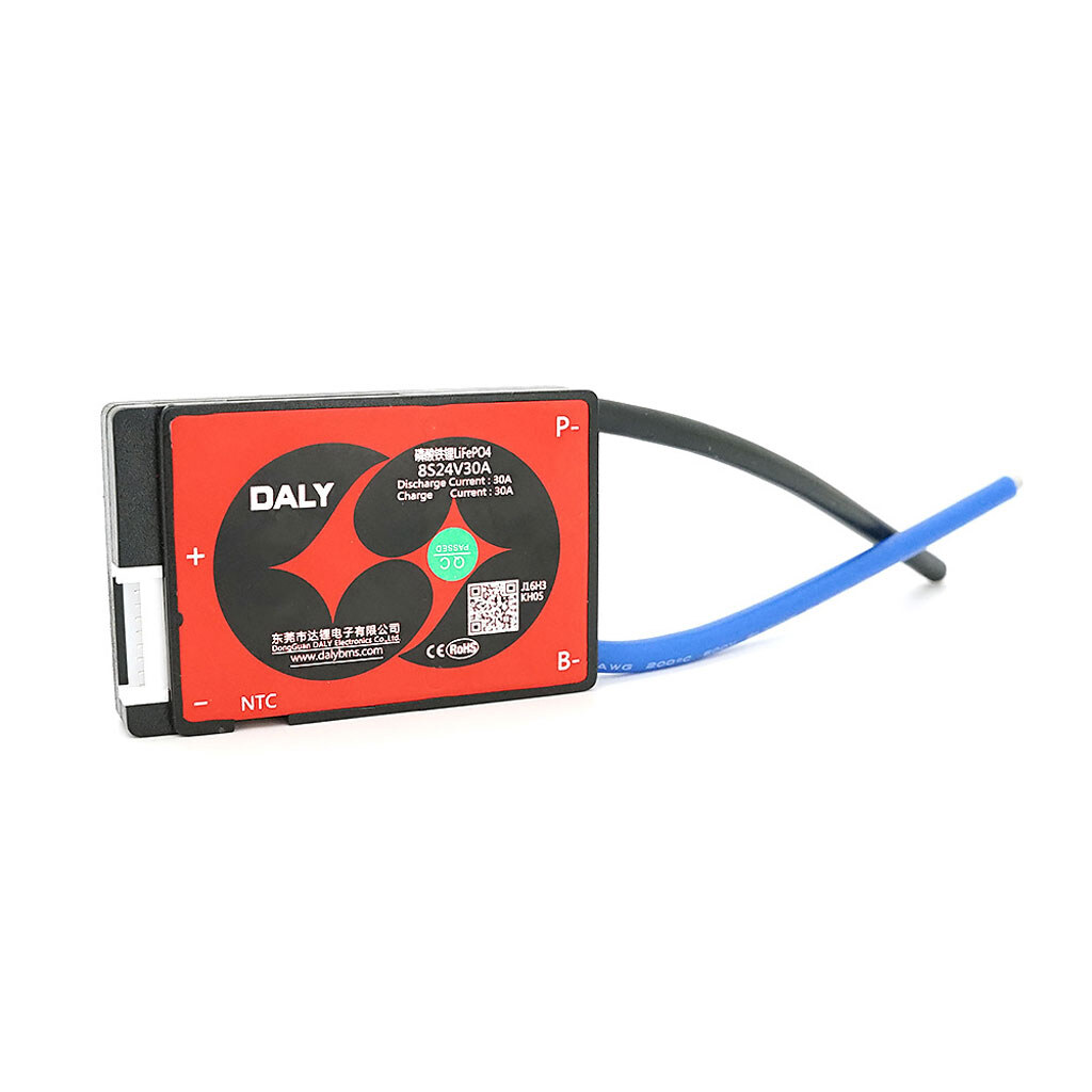 BMS плата DaLy LiFePO4 24V 8S 30A - № 1 BMS плата DaLy LiFePO4 24V 8S 30A - № 1