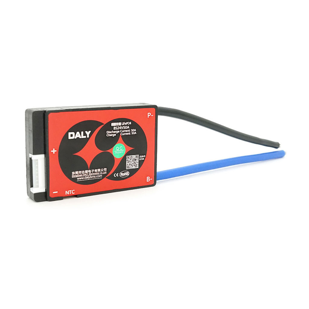 BMS плата DaLy LiFePO4 24V 8S 50A - № 1 BMS плата DaLy LiFePO4 24V 8S 50A - № 1