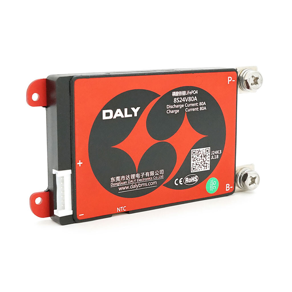 BMS плата DaLy LiFePO4 24V 8S 80A - № 1 BMS плата DaLy LiFePO4 24V 8S 80A - № 1