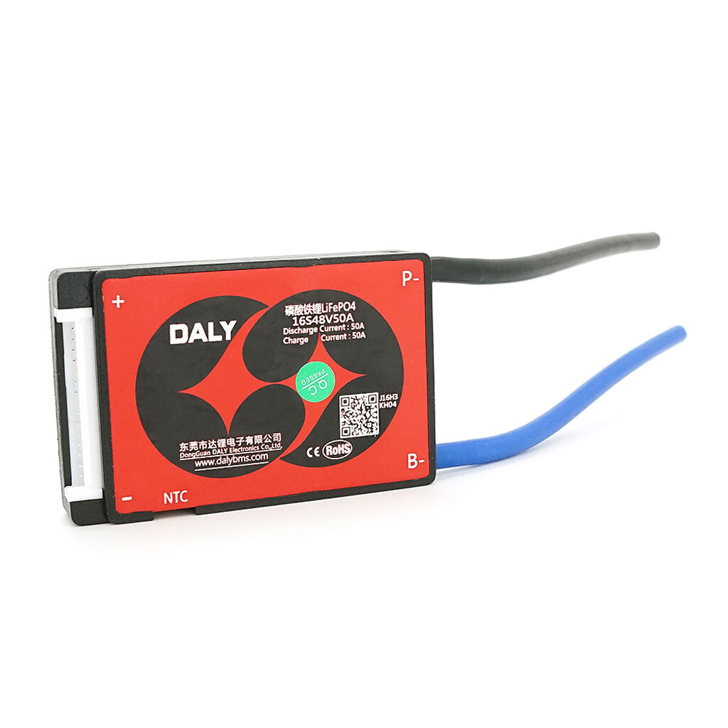 BMS плата DaLy LiFePO4 48V 16S 50A - № 1 BMS плата DaLy LiFePO4 48V 16S 50A - № 1