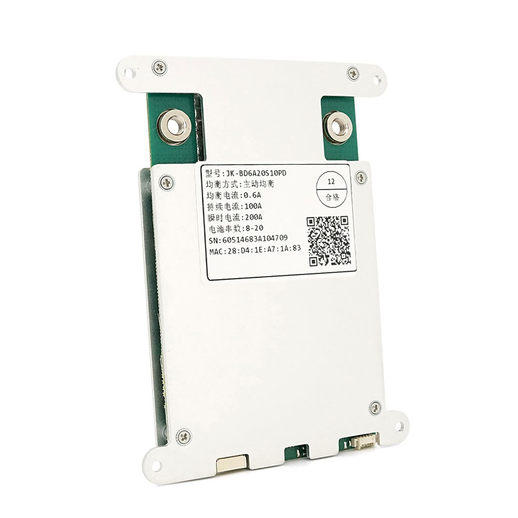 BMS плата JK-BD6A20S10PD Li-Ion/LiFePo4/LTO 8S-20S, 100A, CAN/RS485, 1mΩ, Bluetooth, Ballance 0.6A + кнопка - № 3 BMS плата JK-BD6A20S10PD Li-Ion/LiFePo4/LTO 8S-20S, 100A, CAN/RS485, 1mΩ, Bluetooth, Ballance 0.6A + кнопка - № 3