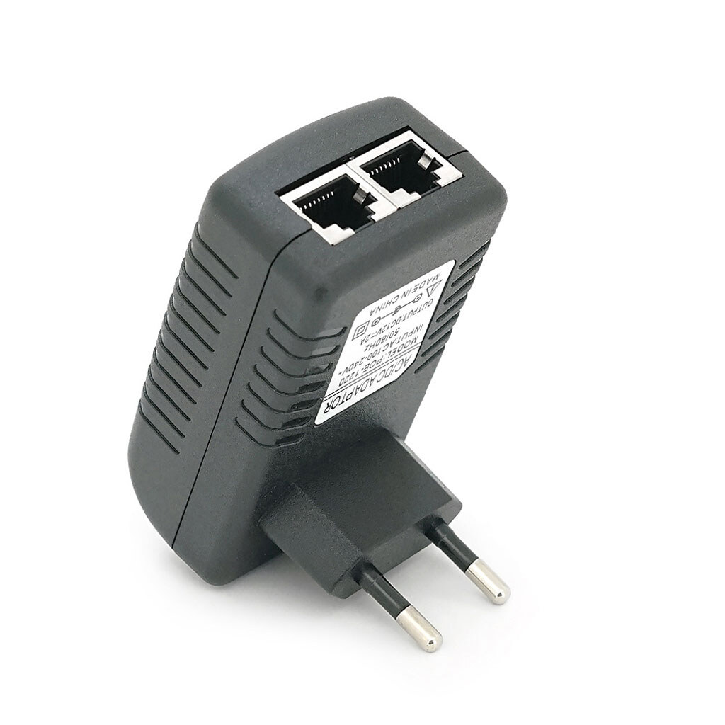 POE инжектор 12V 2A (24Вт) с портами Ethernet 10/100Мбит/с - № 1 POE инжектор 12V 2A (24Вт) с портами Ethernet 10/100Мбит/с - № 1