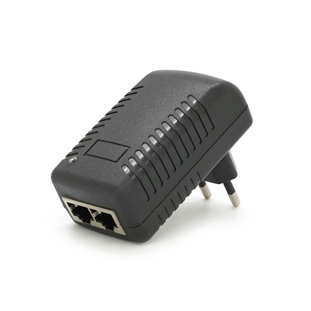POE инжектор RITAR 48V 0,5A (24Вт) 2 порта (RG-45 10/100Мбит/с + RG-45 POE) Евро вилка - № 2 POE инжектор RITAR 48V 0,5A (24Вт) 2 порта (RG-45 10/100Мбит/с + RG-45 POE) Евро вилка - № 2