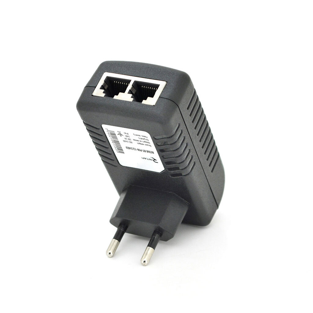 POE инжектор RITAR RT-PIN-48/24EU, 48V 0,5A (24Вт) с портами Ethernet 10/100Мбит/с, EU PLUG - № 1 POE инжектор RITAR RT-PIN-48/24EU, 48V 0,5A (24Вт) с портами Ethernet 10/100Мбит/с, EU PLUG - № 1