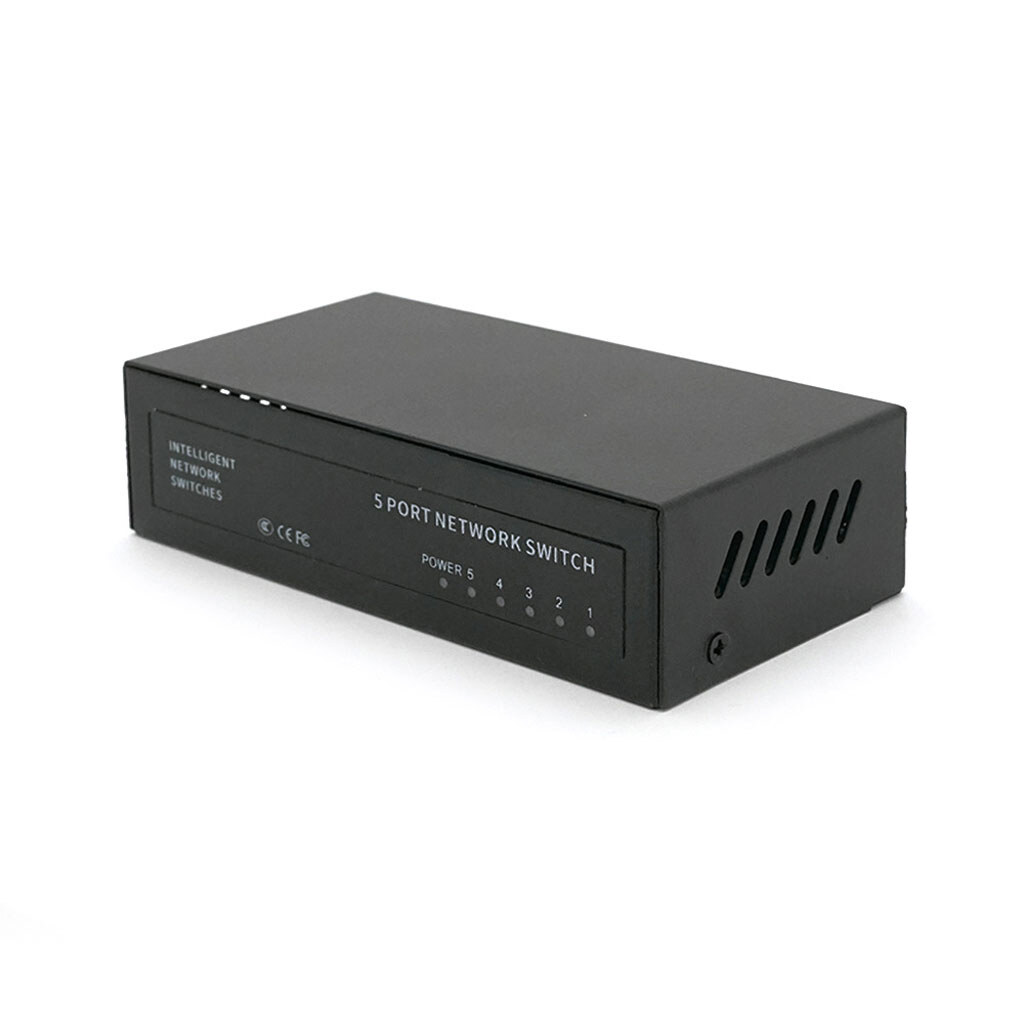 POE комутатор Merlion 4 POE 10/100+1 RJ45 10/100 зовнішній блок живлення 52V 0,92A - № 3 POE комутатор Merlion 4 POE 10/100+1 RJ45 10/100 зовнішній блок живлення 52V 0,92A - № 3