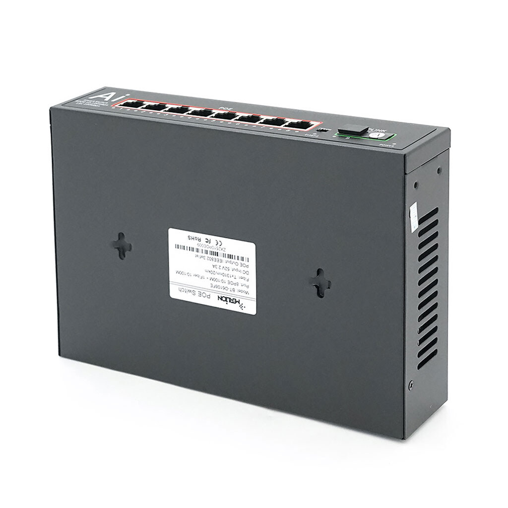 POE коммутатор Merlion 8 POE 10/100 + 1Single Fiber Tx1310nm 20km + встроенный блок питания 52V 2.3A - № 2 POE коммутатор Merlion 8 POE 10/100 + 1Single Fiber Tx1310nm 20km + встроенный блок питания 52V 2.3A - № 2