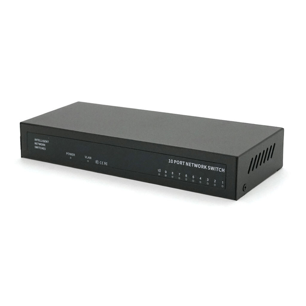 POE коммутатор Merlion 8 POE 10/100+2 RJ45 10/100 внешний блок питания 52V 1,85A - № 3 POE коммутатор Merlion 8 POE 10/100+2 RJ45 10/100 внешний блок питания 52V 1,85A - № 3