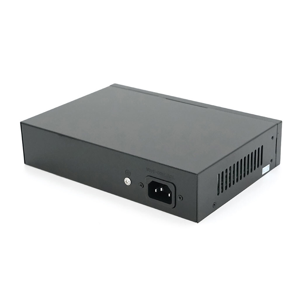 POE комутатор гігабітний Merlion 8 POE 10/100/1000 + 2 RJ45 10/100/1000 вбудований блок живлення 52V 2.3A - № 2 POE комутатор гігабітний Merlion 8 POE 10/100/1000 + 2 RJ45 10/100/1000 вбудований блок живлення 52V 2.3A - № 2