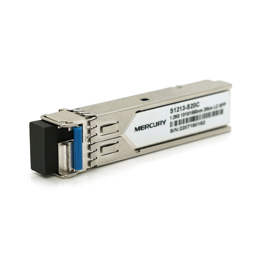 SFP модуль MERCURY 1.25G 1310nm 20Km WDM LC поддержка DDM TX1310/RX1550 - № 1 SFP модуль MERCURY 1.25G 1310nm 20Km WDM LC поддержка DDM TX1310/RX1550 - № 1