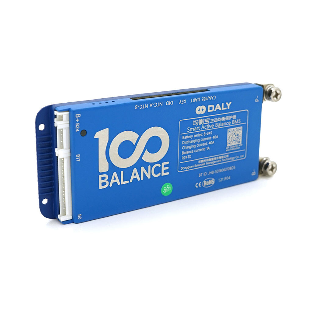 Universal BMS smart плата DaLy LiFePO4 8-24S 40A з Bluetooth + CAN + активний балансир 1A - № 1 Universal BMS smart плата DaLy LiFePO4 8-24S 40A з Bluetooth + CAN + активний балансир 1A - № 1