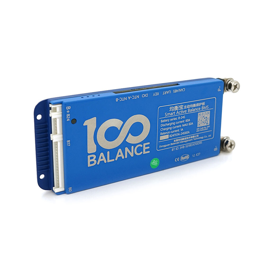 Universal BMS smart плата DaLy LiFePO4 8-24S 60A з Bluetooth + CAN + активний балансир 1A - № 1 Universal BMS smart плата DaLy LiFePO4 8-24S 60A з Bluetooth + CAN + активний балансир 1A - № 1