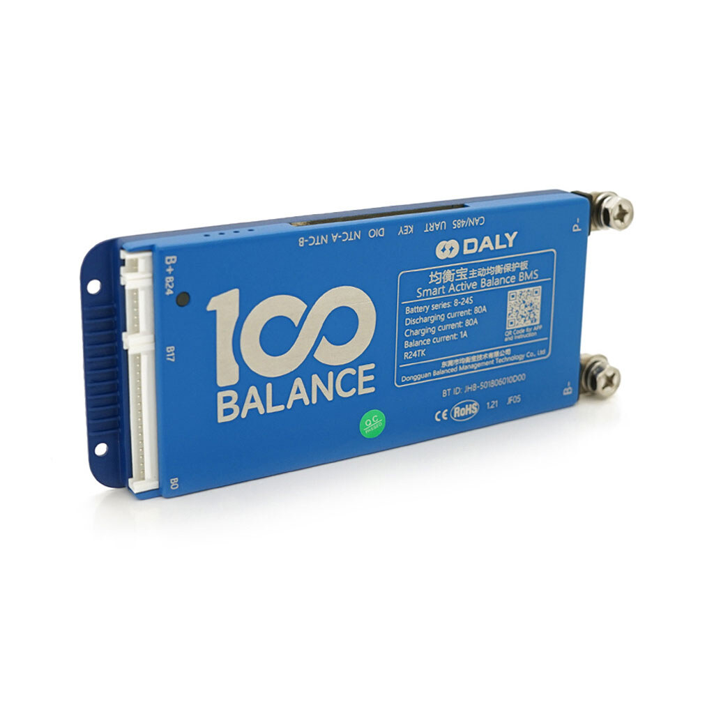 Universal BMS smart плата DaLy LiFePO4 8-24S 80A с Bluetooth + CAN + активный баллансир 1A - № 1 Universal BMS smart плата DaLy LiFePO4 8-24S 80A с Bluetooth + CAN + активный баллансир 1A - № 1