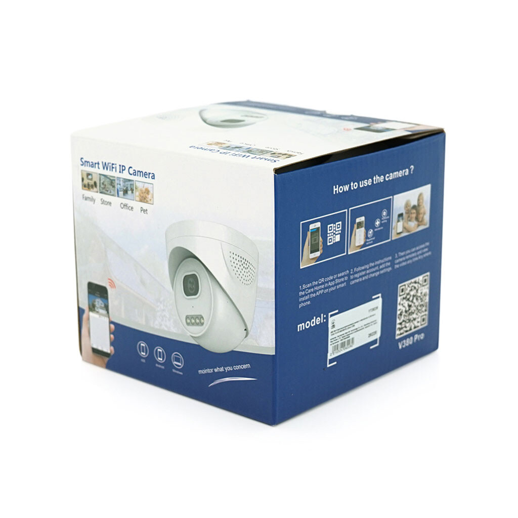Wi-Fi Купольна вулична/внутр камера YOSO YO-IPC56D2MP20 2.8mm 2MП - № 4 Wi-Fi Купольна вулична/внутр камера YOSO YO-IPC56D2MP20 2.8mm 2MП - № 4