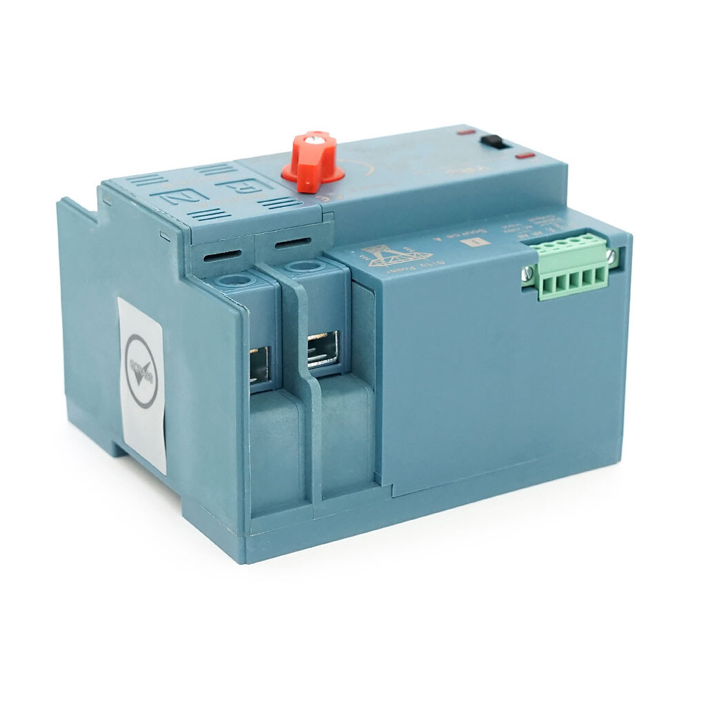 Автомат введення резерву (АВР) двополюсний YRQ2PC-125, 220V/125A на DIN-рейку для генераторів - № 4 Автомат введення резерву (АВР) двополюсний YRQ2PC-125, 220V/125A на DIN-рейку для генераторів - № 4