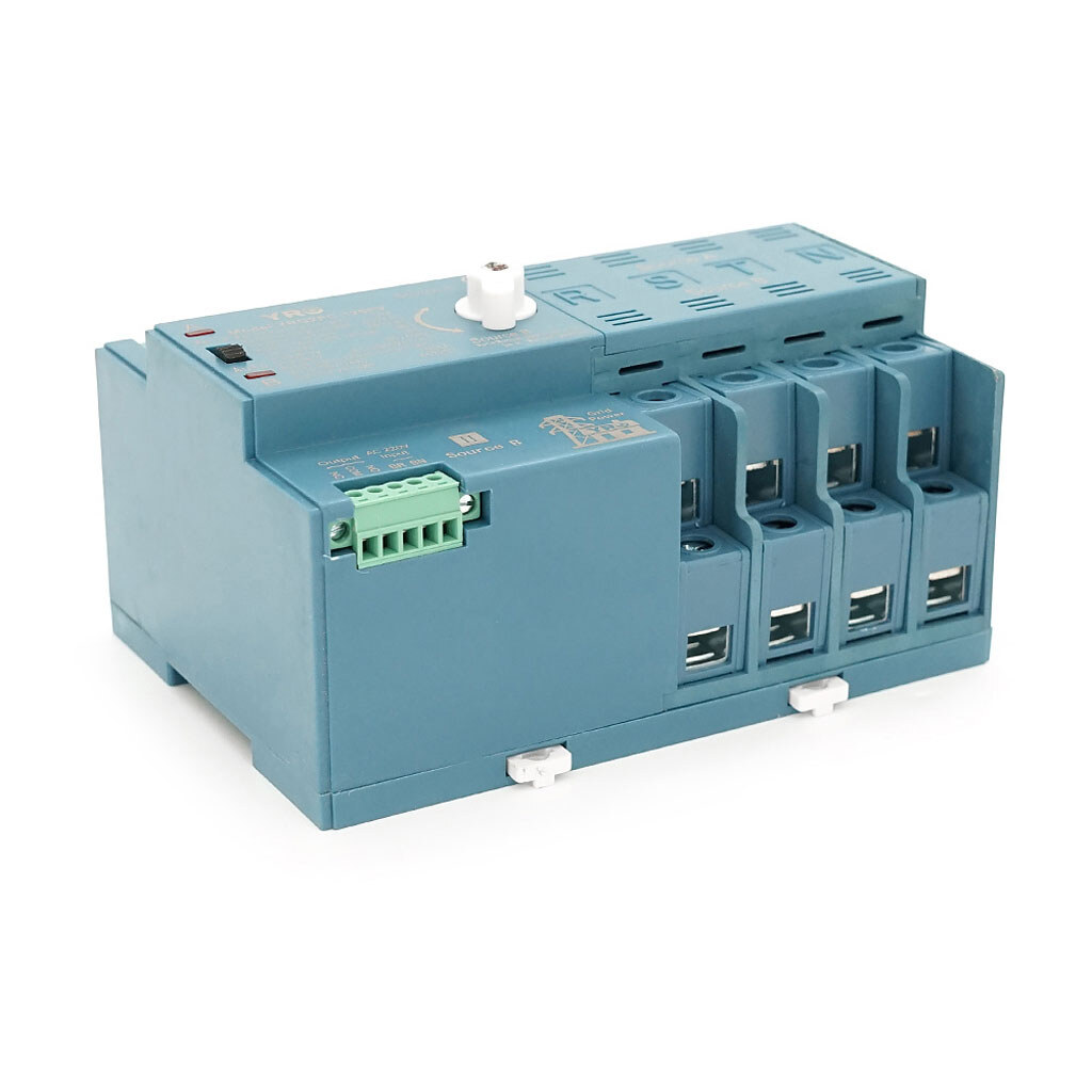 Автомат ввода резерва (АВР) четырехполюсный YRQ2PC-125PV , 400V/125A на DIN-рейку для инверторов - № 3 Автомат ввода резерва (АВР) четырехполюсный YRQ2PC-125PV , 400V/125A на DIN-рейку для инверторов - № 3