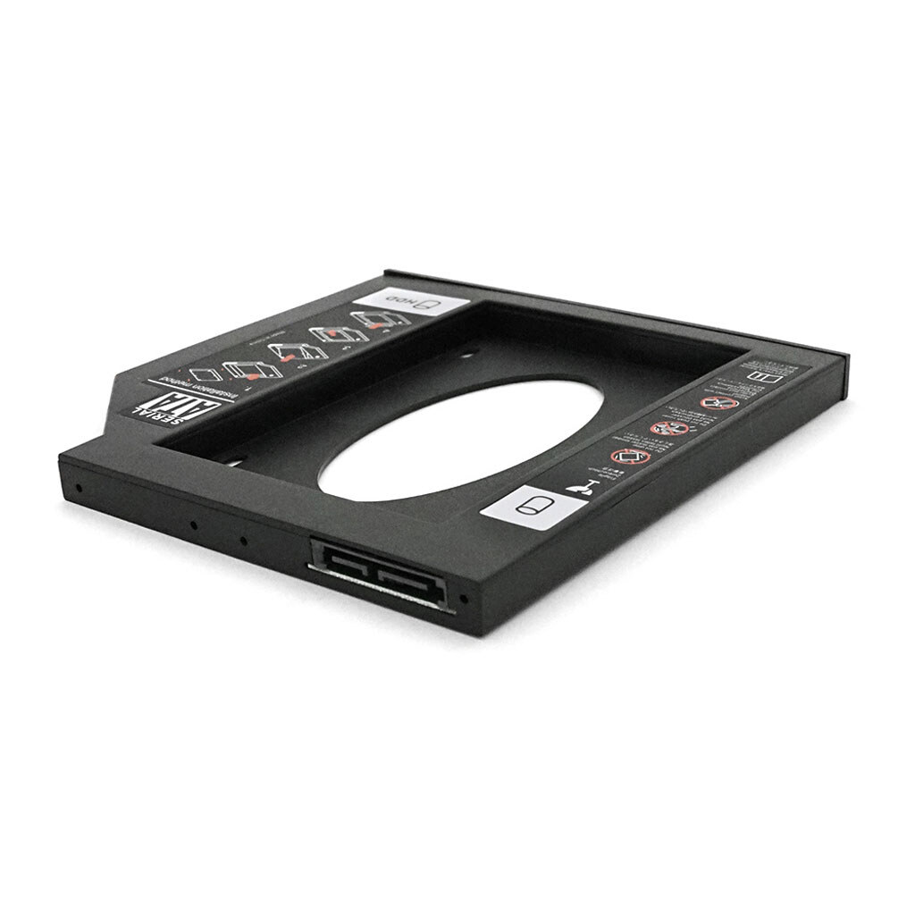 Адаптер підключення HDD 2.5 '' 9.5 mm в відсік приводу ноутбука SATA / mSATA (HDC-25), корпус plastic, Blister,Q100 - № 3 Адаптер підключення HDD 2.5 '' 9.5 mm в відсік приводу ноутбука SATA / mSATA (HDC-25), корпус plastic, Blister,Q100 - № 3