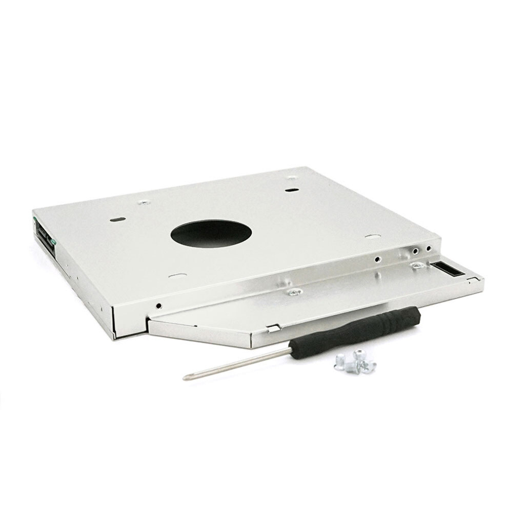 Адаптер підключення HDD 2.5 '' 9.5 mm в відсік приводу ноутбука SATA / mSATA (HDC-25), корпус aluminum+plastic, Blister, Q100 - № 3 Адаптер підключення HDD 2.5 '' 9.5 mm в відсік приводу ноутбука SATA / mSATA (HDC-25), корпус aluminum+plastic, Blister, Q100 - № 3
