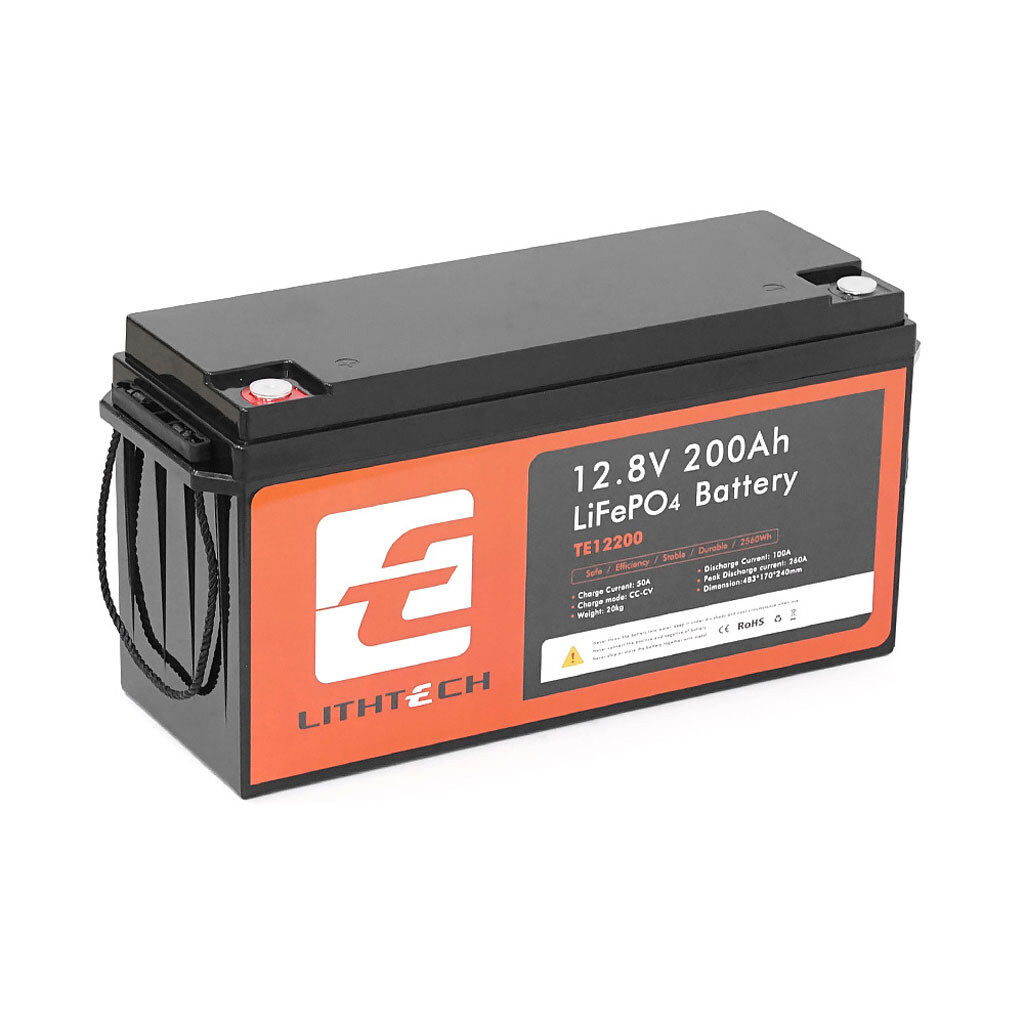 Акумуляторна батарея LITHTECH TE12200B 12.8 В - № 1 Акумуляторна батарея LITHTECH TE12200B 12.8 В - № 1