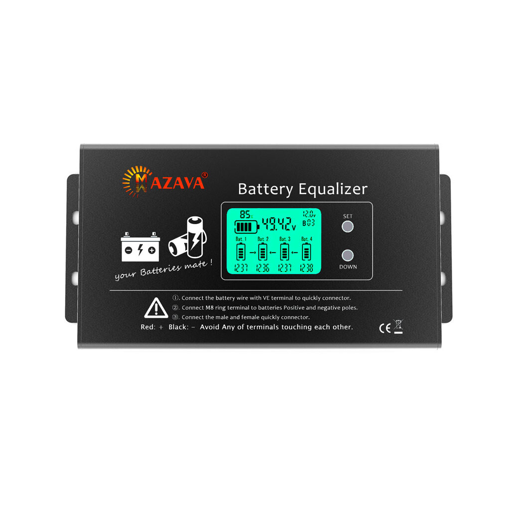 Балансир HX02 для акумуляторних батарей AGM, GEL, Li-ion, LiFePo4, 48V, 10A, 4S, LED індикація, 150x80x30mm - № 1 Балансир HX02 для акумуляторних батарей AGM, GEL, Li-ion, LiFePo4, 48V, 10A, 4S, LED індикація, 150x80x30mm - № 1