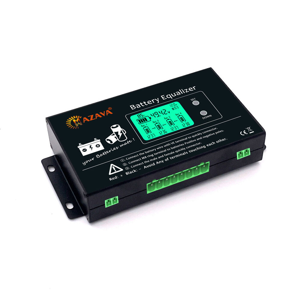 Балансир HX02 для акумуляторних батарей AGM, GEL, Li-ion, LiFePo4, 48V, 10A, 4S, LED індикація, 150x80x30mm - № 2 Балансир HX02 для акумуляторних батарей AGM, GEL, Li-ion, LiFePo4, 48V, 10A, 4S, LED індикація, 150x80x30mm - № 2