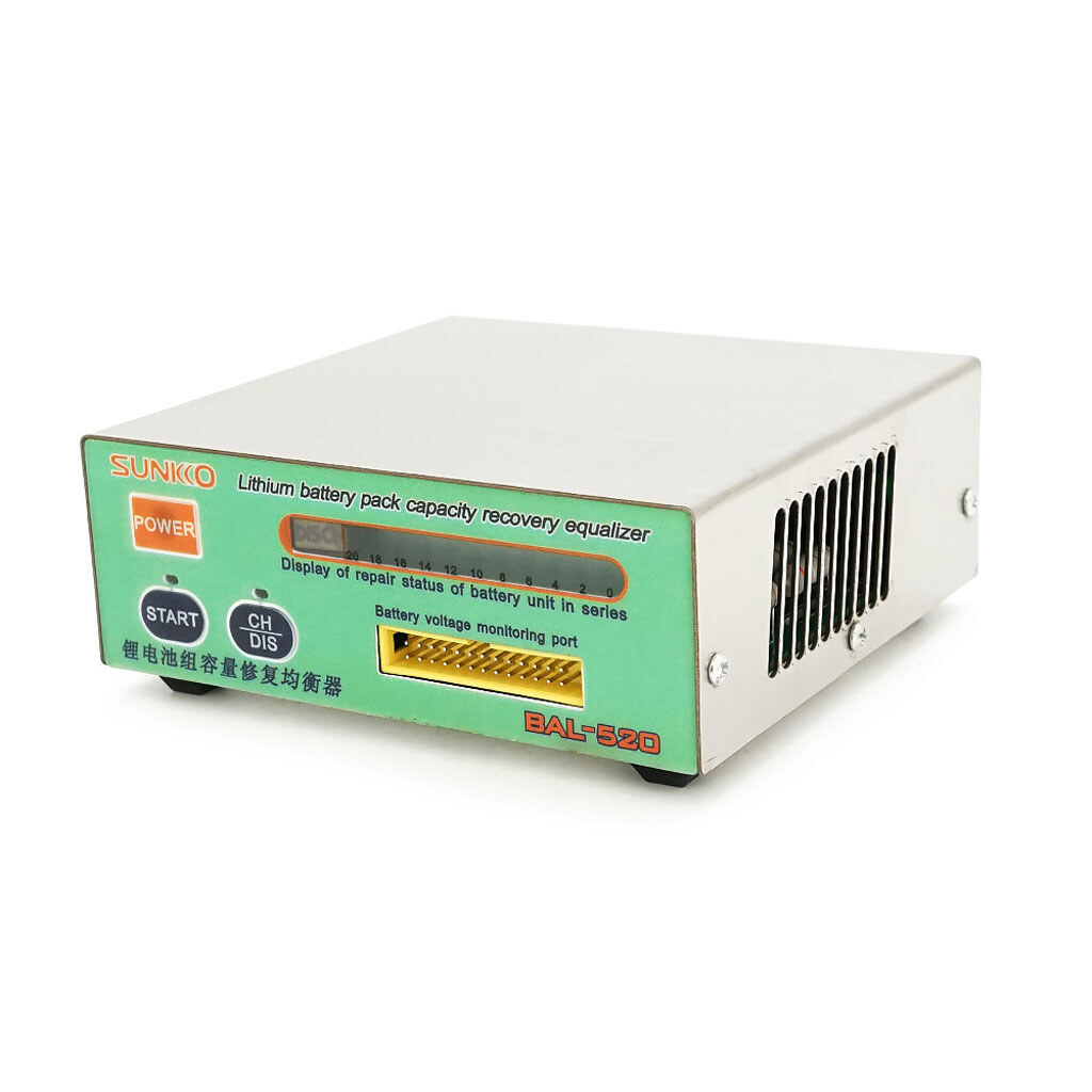 Балансир активный Sunkko BAL-520 24S Li-ion 3–20S, 5В, индикатор LЕD, баланс разряд 3В заряд 4,2В, 123×117×44mm, Box - № 2 Балансир активный Sunkko BAL-520 24S Li-ion 3–20S, 5В, индикатор LЕD, баланс разряд 3В заряд 4,2В, 123×117×44mm, Box - № 2