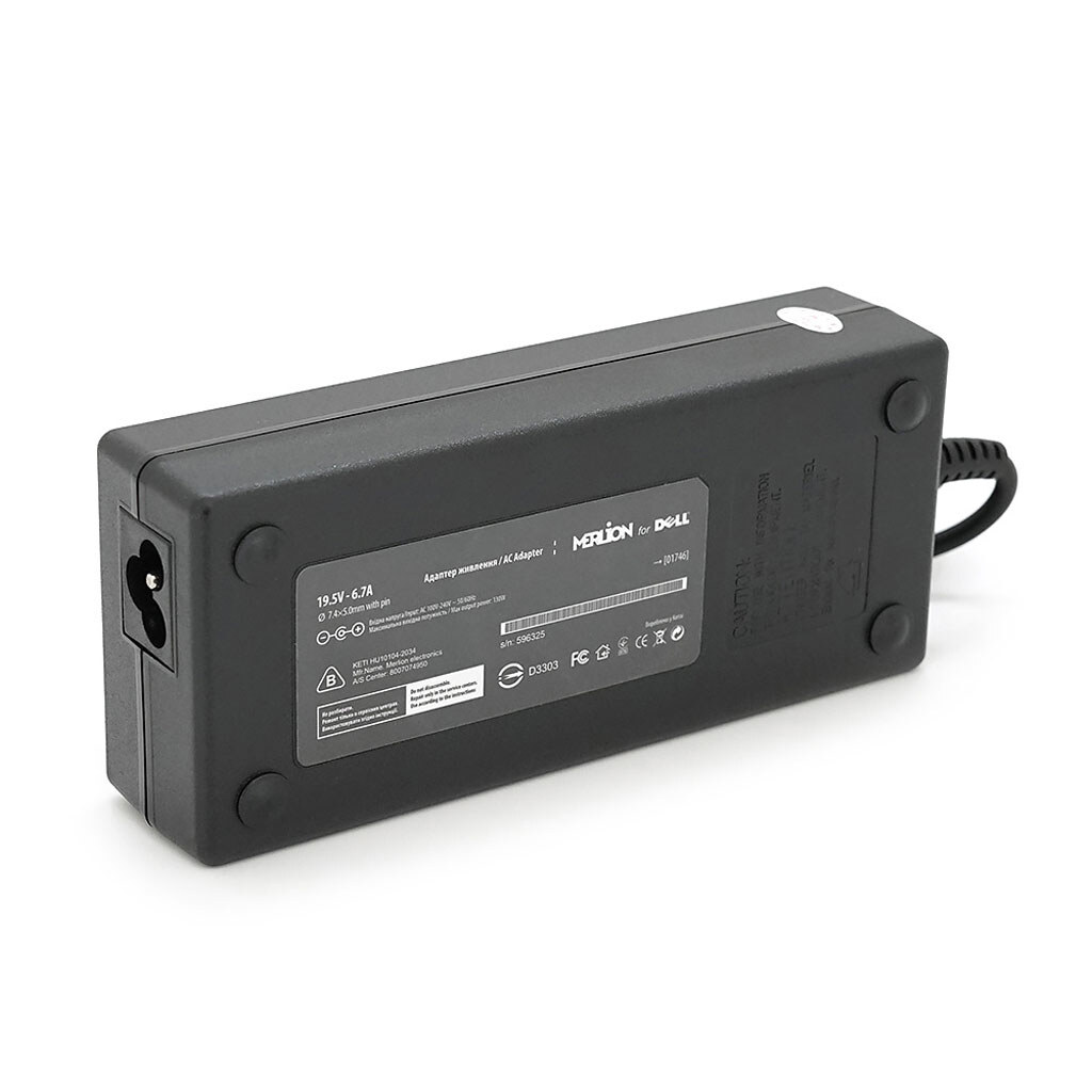 Блок питания MERLION для ноутбука DELL 19.5V 6.7A (120 Вт) - № 3 Блок питания MERLION для ноутбука DELL 19.5V 6.7A (120 Вт) - № 3