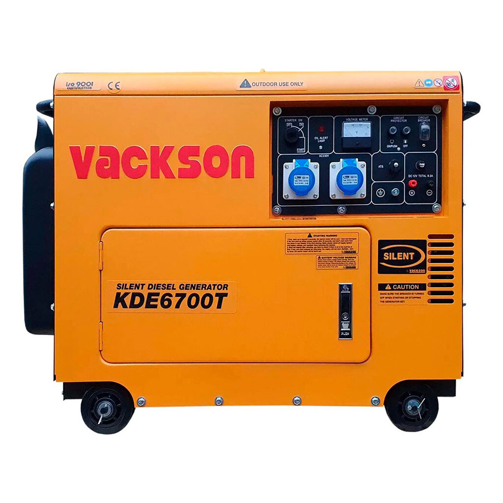 Генератор дизельный VACKSON KDE6700T, 5.5kVA/5.0kW - № 2 Генератор дизельный VACKSON KDE6700T, 5.5kVA/5.0kW - № 2