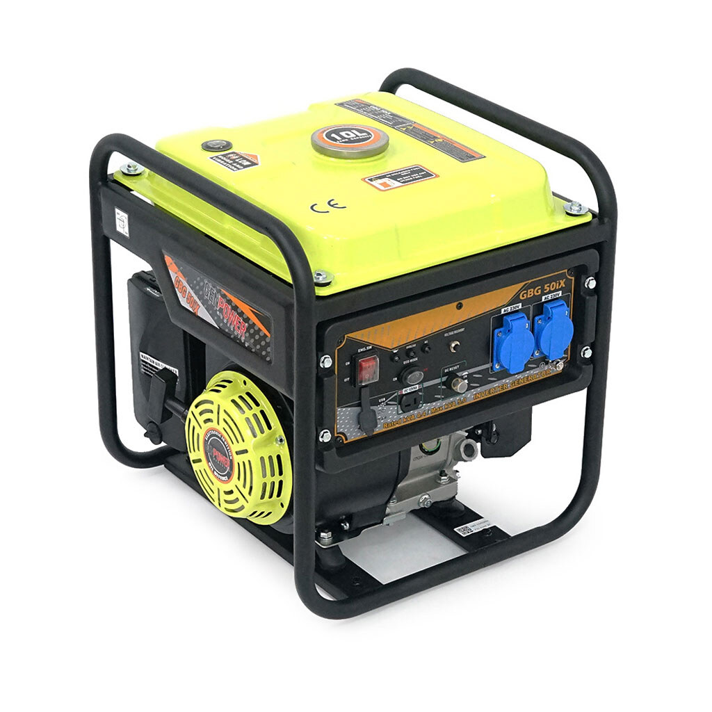 Генератор инверторный БЕНЗИНОВЫЙ GENPOWER GBG 50IX 3.6kW (5kVA) - № 1 Генератор инверторный БЕНЗИНОВЫЙ GENPOWER GBG 50IX 3.6kW (5kVA) - № 1