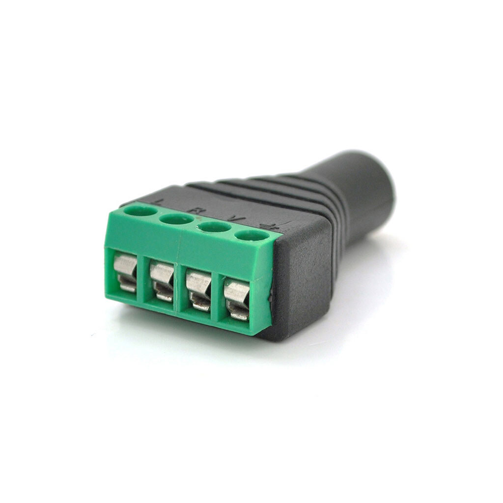 Гніздо для підключення miniJack 3.5" Stereo (4 контакти) з клемами під кабель Q100 - № 2 Гніздо для підключення miniJack 3.5" Stereo (4 контакти) з клемами під кабель Q100 - № 2
