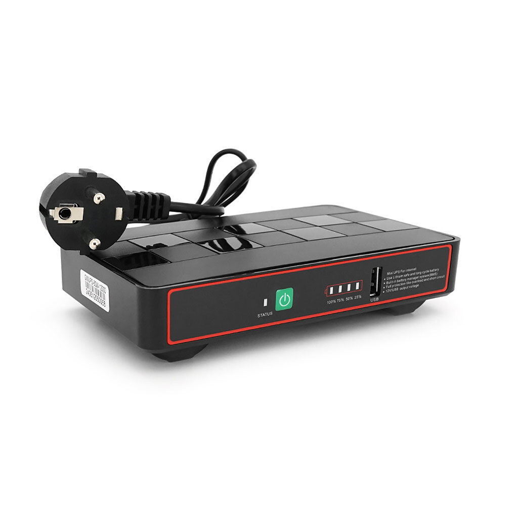 ДБЖ Green Wave Ecoputer-P60W для роутерів/комутаторів/PON/POE - № 1 ДБЖ Green Wave Ecoputer-P60W для роутерів/комутаторів/PON/POE - № 1
