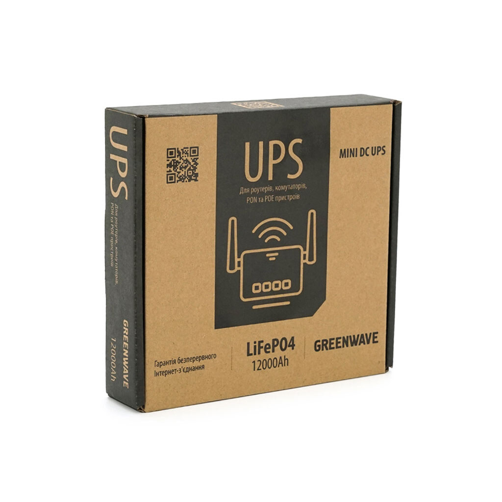 ДБЖ Green Wave Ecoputer-P60W для роутерів/комутаторів/PON/POE - № 4 ДБЖ Green Wave Ecoputer-P60W для роутерів/комутаторів/PON/POE - № 4