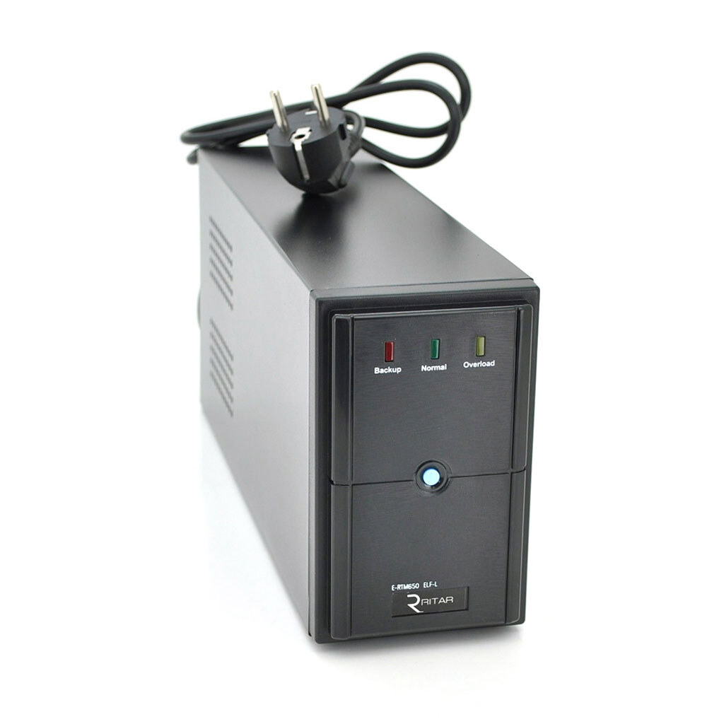 ИБП Ritar E-RTM650 (390W) ELF-L - № 1 ИБП Ritar E-RTM650 (390W) ELF-L - № 1
