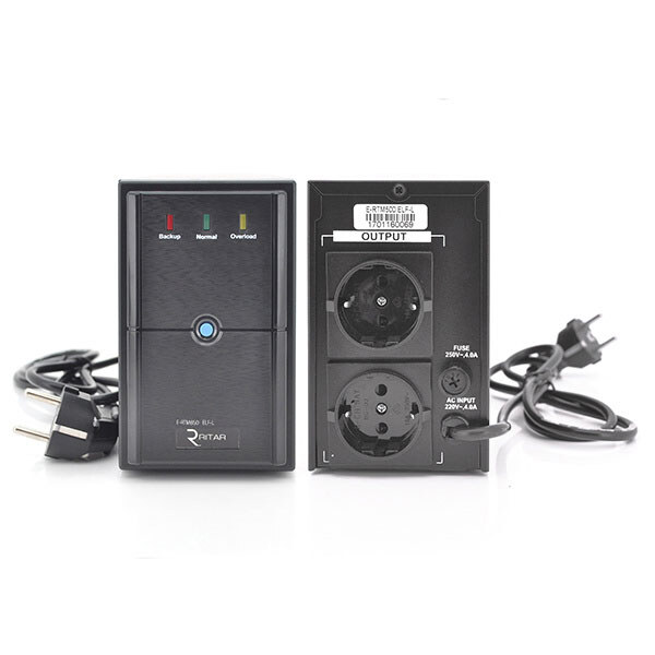 ИБП Ritar E-RTM650 (390W) ELF-L - № 3 ИБП Ritar E-RTM650 (390W) ELF-L - № 3