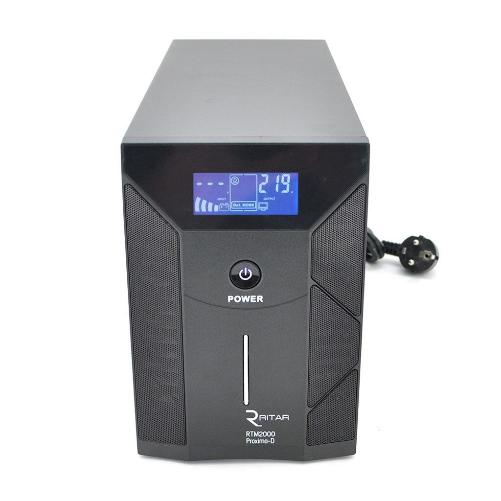 ИБП Ritar RTM2000 (1200W) Proxima-D LCD - № 2 ИБП Ritar RTM2000 (1200W) Proxima-D LCD - № 2