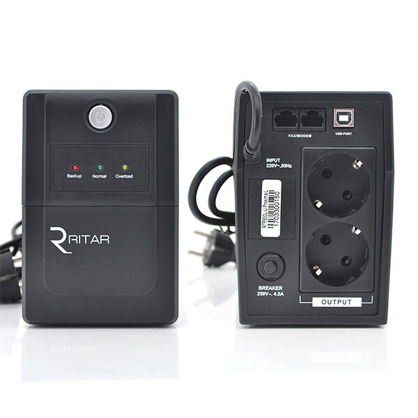 ИБП Ritar RTP650L-U (390W) Proxima-L - № 2 ИБП Ritar RTP650L-U (390W) Proxima-L - № 2