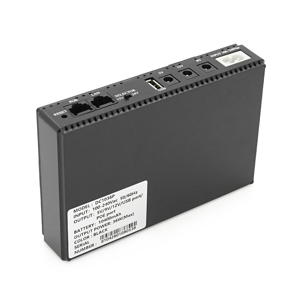 ИБП UPS-36W DC1036P для роутеров/коммутаторов/PON/POE-430 - № 3 ИБП UPS-36W DC1036P для роутеров/коммутаторов/PON/POE-430 - № 3
